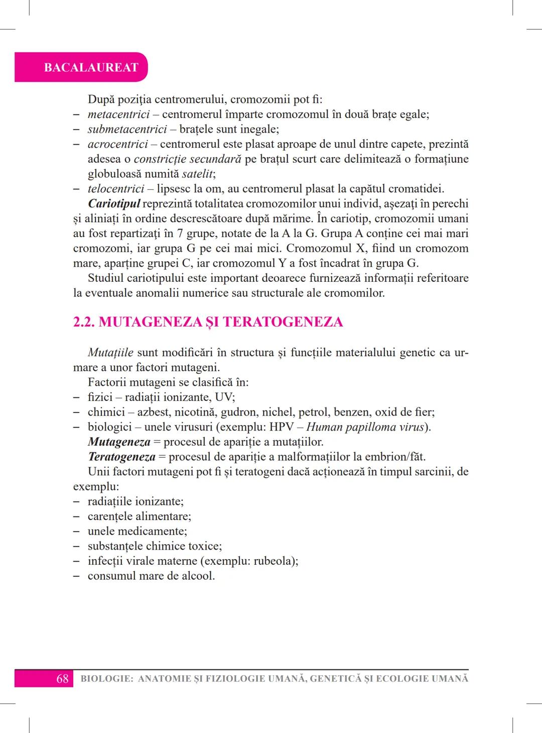 Mariana Drumea
Ramona A. Morar
Ramona O. Morar
BIOLOGIE – ANATOMIE ȘI
FIZIOLOGIE UMANĂ, GENETICĂ
ȘI ECOLOGIE UMANĂ
Ghid de pregătire
pentru