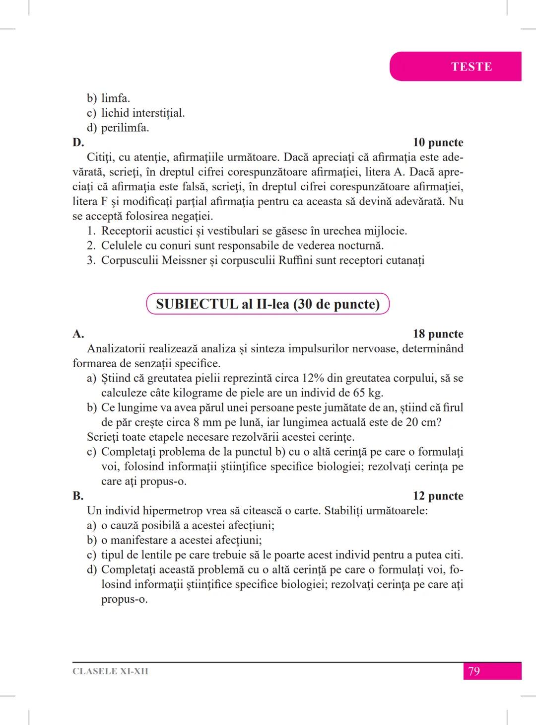 Mariana Drumea
Ramona A. Morar
Ramona O. Morar
BIOLOGIE – ANATOMIE ȘI
FIZIOLOGIE UMANĂ, GENETICĂ
ȘI ECOLOGIE UMANĂ
Ghid de pregătire
pentru