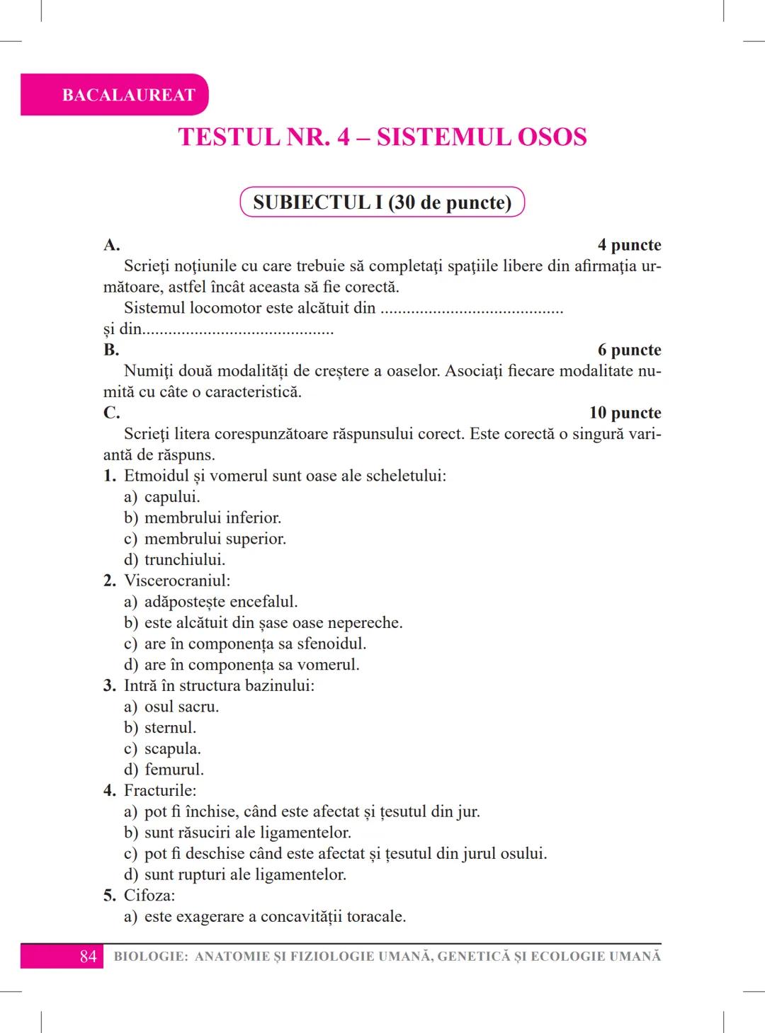 Mariana Drumea
Ramona A. Morar
Ramona O. Morar
BIOLOGIE – ANATOMIE ȘI
FIZIOLOGIE UMANĂ, GENETICĂ
ȘI ECOLOGIE UMANĂ
Ghid de pregătire
pentru