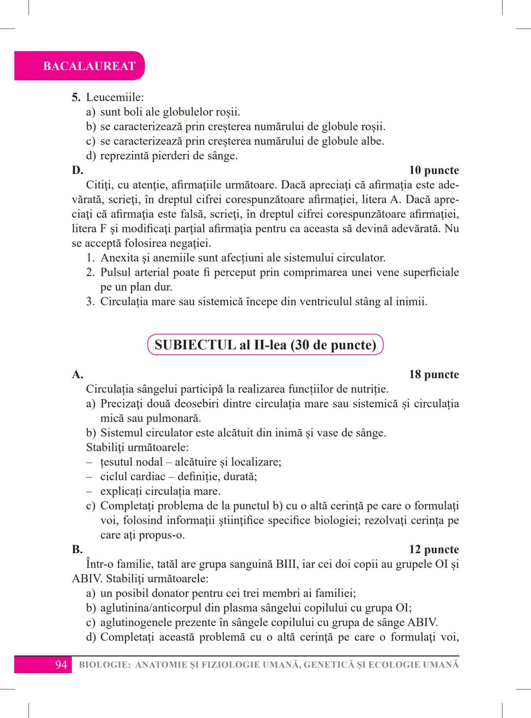 Mariana Drumea
Ramona A. Morar
Ramona O. Morar
BIOLOGIE – ANATOMIE ȘI
FIZIOLOGIE UMANĂ, GENETICĂ
ȘI ECOLOGIE UMANĂ
Ghid de pregătire
pentru