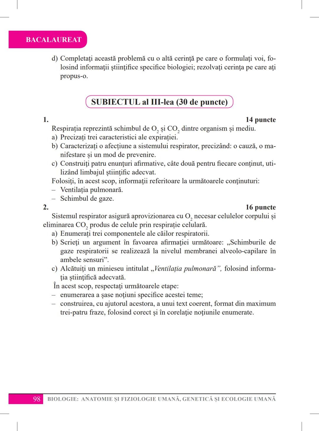 Mariana Drumea
Ramona A. Morar
Ramona O. Morar
BIOLOGIE – ANATOMIE ȘI
FIZIOLOGIE UMANĂ, GENETICĂ
ȘI ECOLOGIE UMANĂ
Ghid de pregătire
pentru