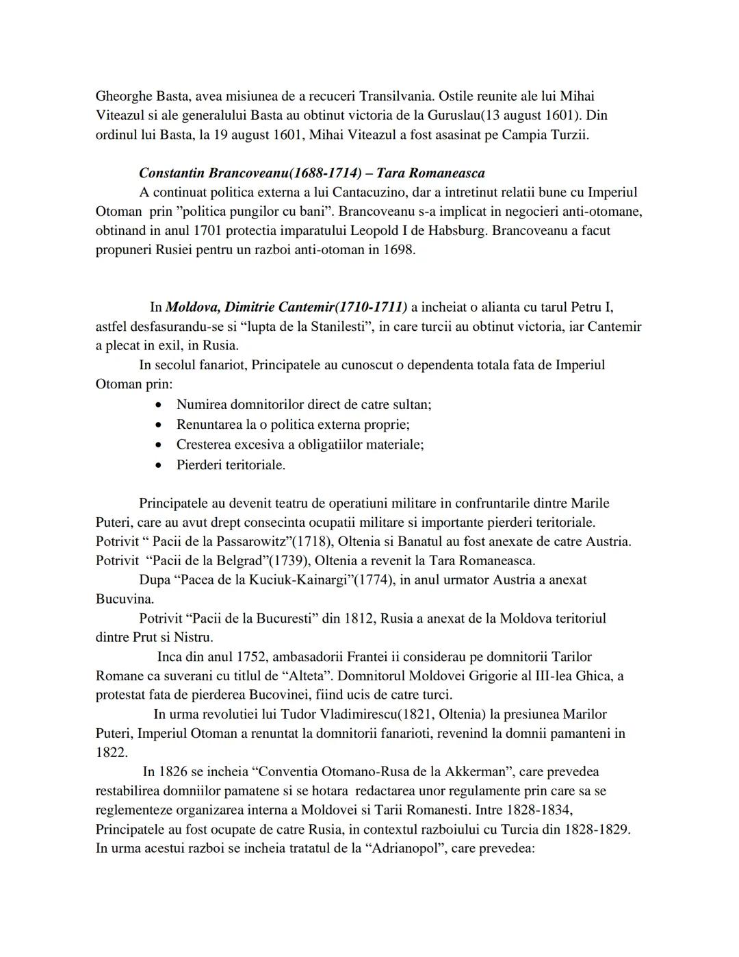 # Spatiul romanesc, intre diplomatie si conflict in Evul Mediul si la
inceputurile modernitatii
## Tarile Romane in secolele XIV-XV - Conte