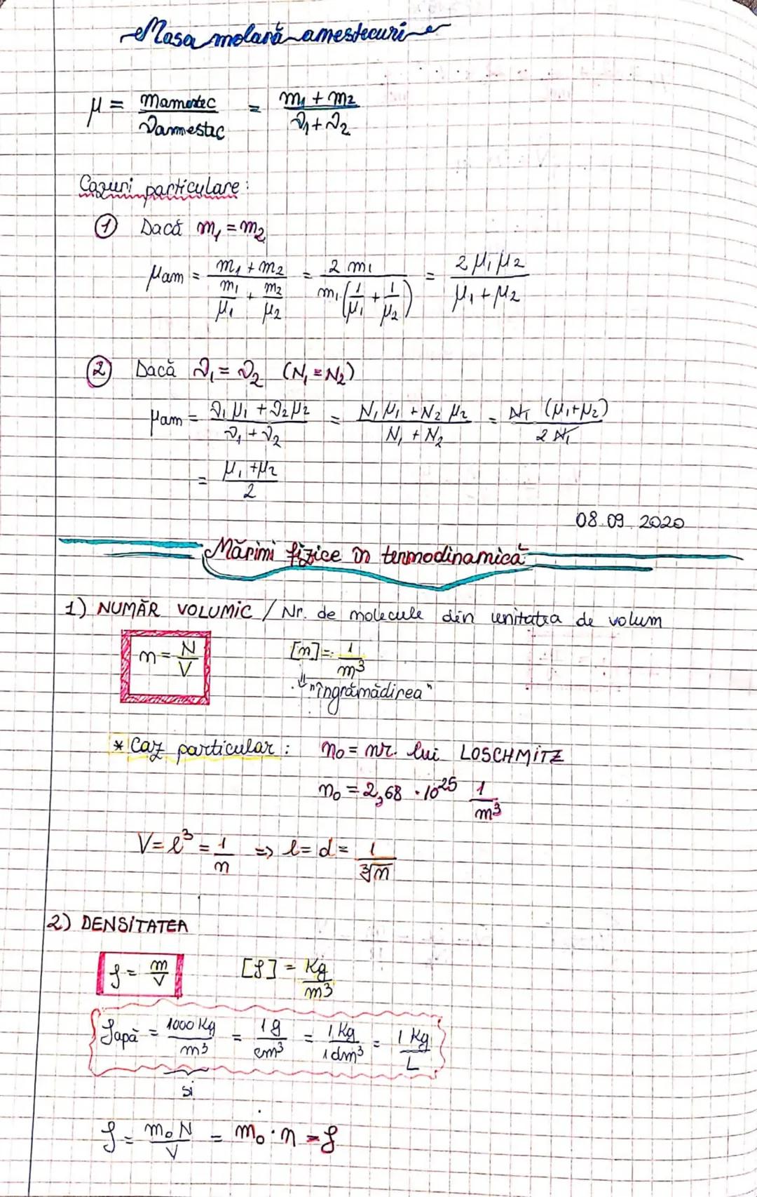 # TERMODINAMICĂ
Structura discretă (discontinuă) a substantei
Unitatea atomică de masă = a 12-a parte din masa izotopului de 12.
$u=\frac
