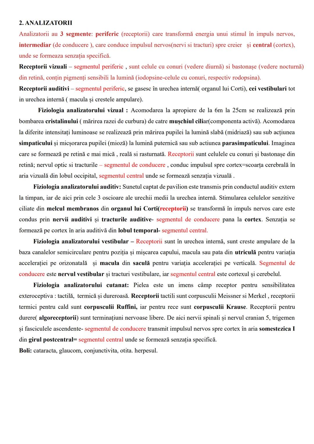 --- OCR Start ---
1.SISTEMUL NERVOS(SN):
Dupa topografie poate fi :
- Central: encefal şi maduva spinării
- Periferic: nervi şi ganglioni ne