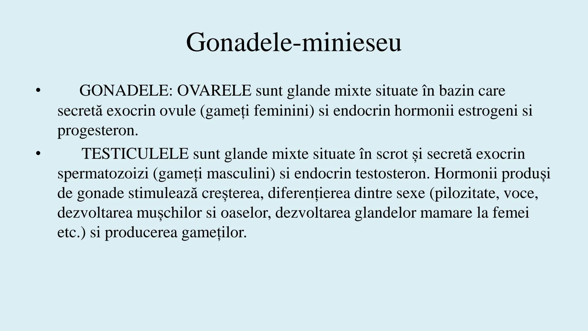 # BACALAUREAT
# ANATOMIE ŞI FIZIOLOGIE UMANĂ
# SISTEMUL ENDOCRIN •
Sistemul endocrin reprezintă
totalitatea glandelor endocrine
din corp.