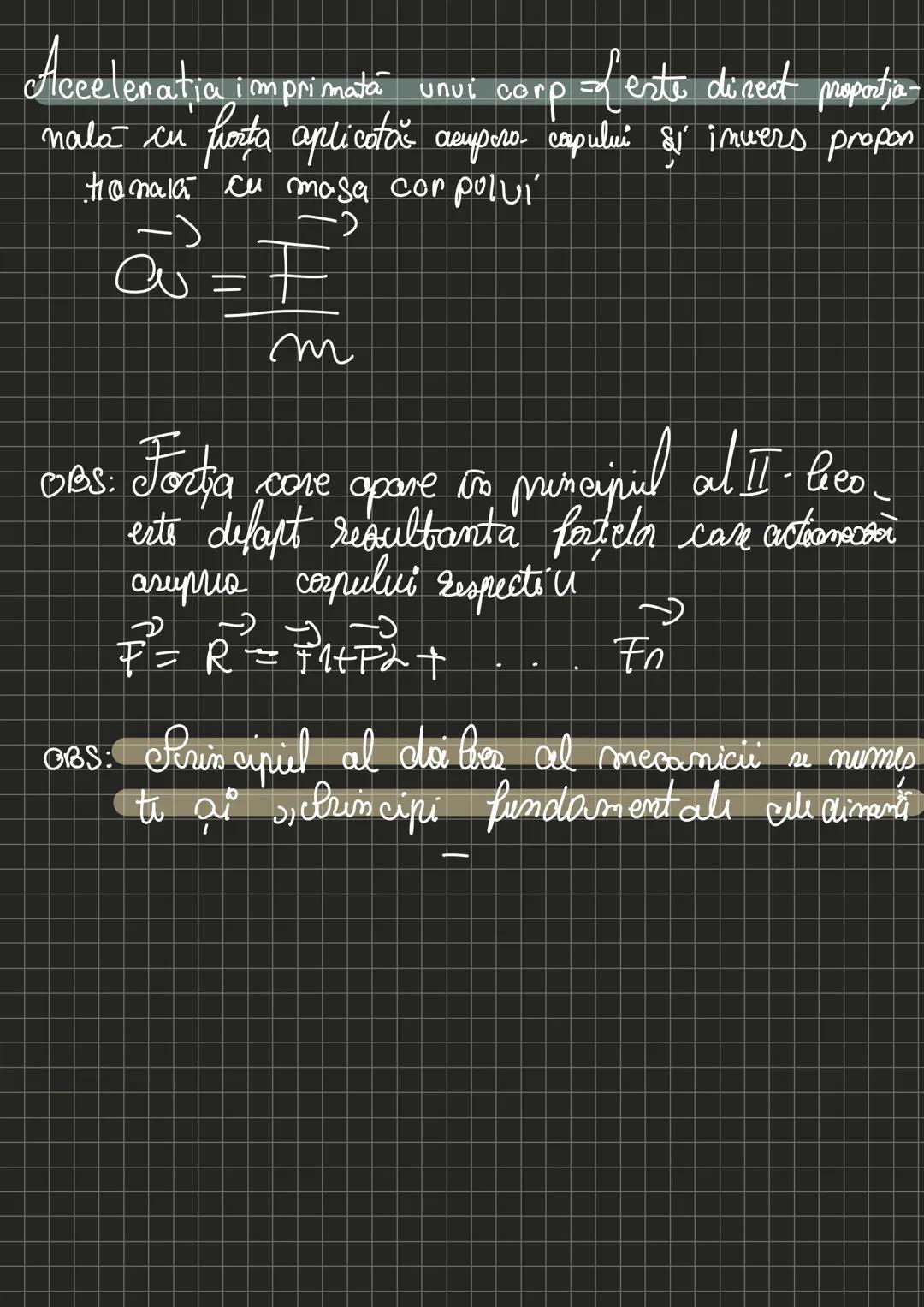 # Principiul I al mecanicii
C principiul inertiei)
• Inertia este proprietatea corpului de a se op
une schimbõhii stări de repous sau de
mi