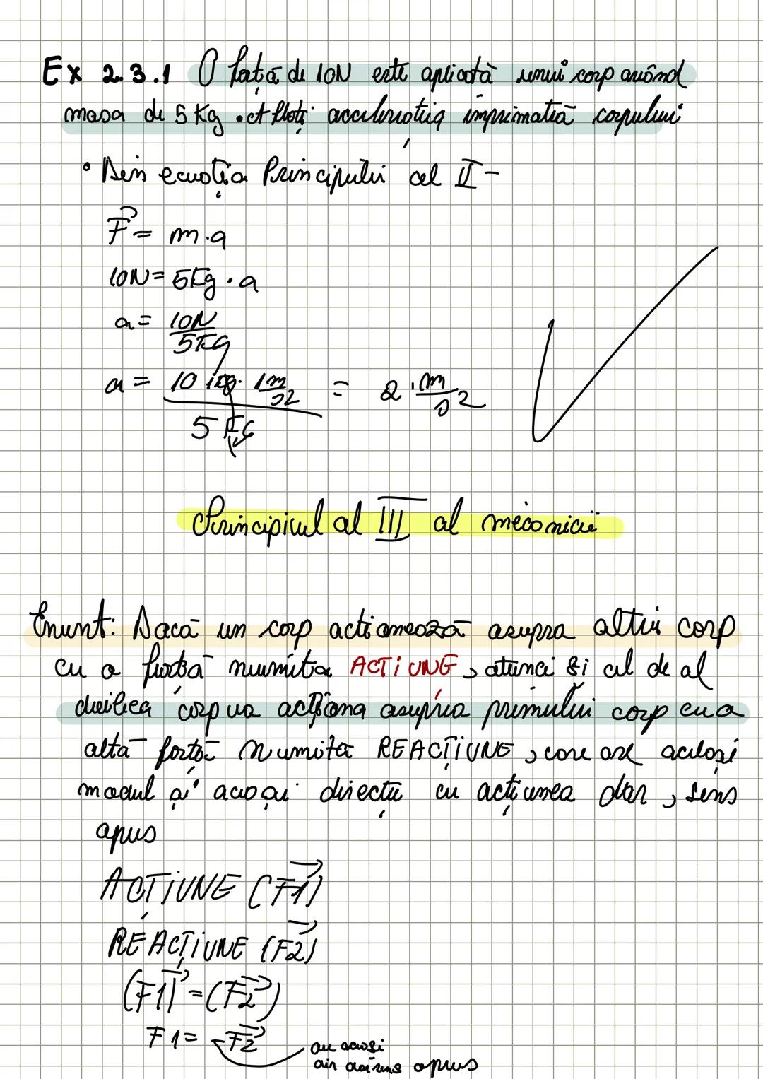 # Principiul I al mecanicii
C principiul inertiei)
• Inertia este proprietatea corpului de a se op
une schimbõhii stări de repous sau de
mi