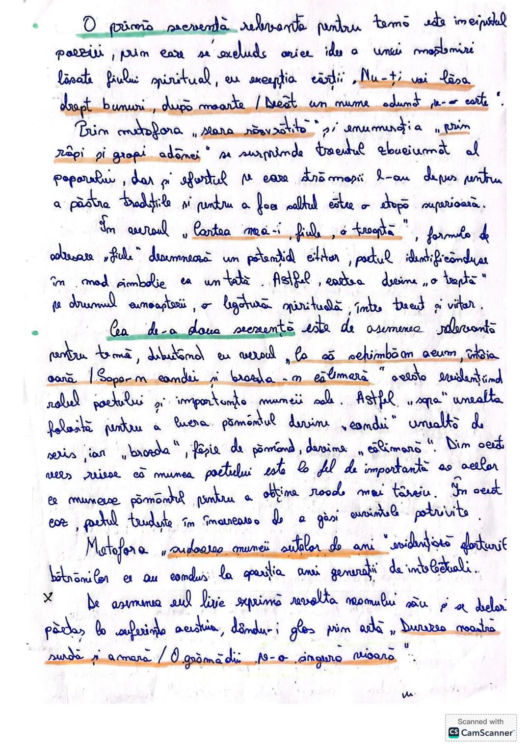 Hutamu Alexandra
IR
Eseu Testament"
১৯
de Tudar Arghezi
Madernisonul este o mipeare artistica din perioada interbelico
care a opent i s