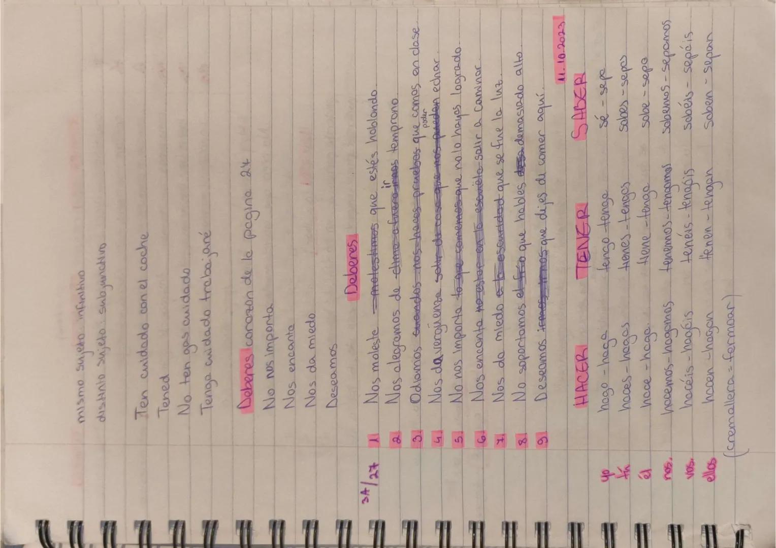 El presente
14 09 2023
-AR
-ER
-IR
cantar
Comer
vivin
yo canto como vivo
tu cantas comes vives
el conto Come vive
nos. cantamos comemos vivi