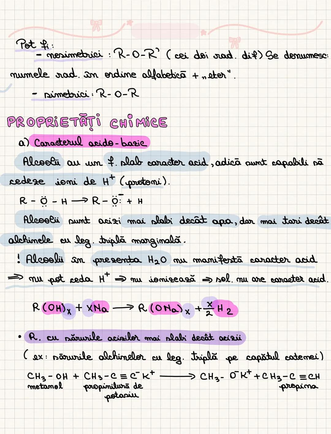 # ALCOOLI
Def: Sunt compusi hidroxilici care conțin cel putin o
grupă OH legată de un at. de C saturat.
Formule generale : R-OH ; $C_{m}H_{2