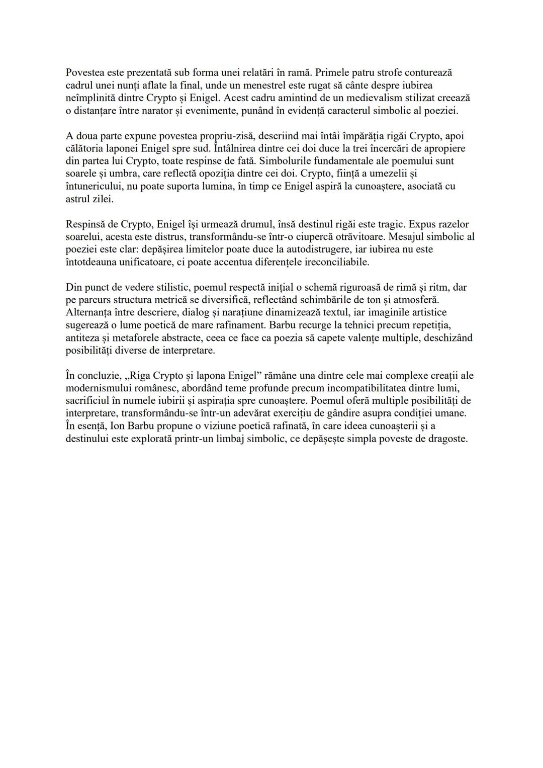# Riga Crypto şi lapona Enigel
În literatura română dintre cele două războaie mondiale, s-a remarcat o diversitate de curente
şi tendințe a