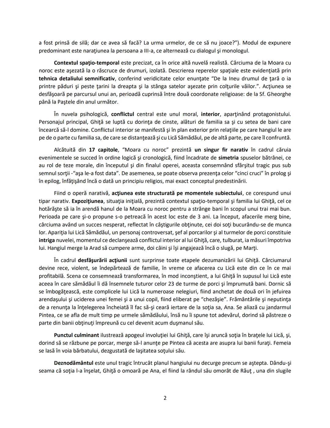 # Tema şi viziunea despre lume/Particularităţi de structură, compoziţie şi limbaj...în nuvela "Moara cu
noroc" de loan Slavici
Literatura r