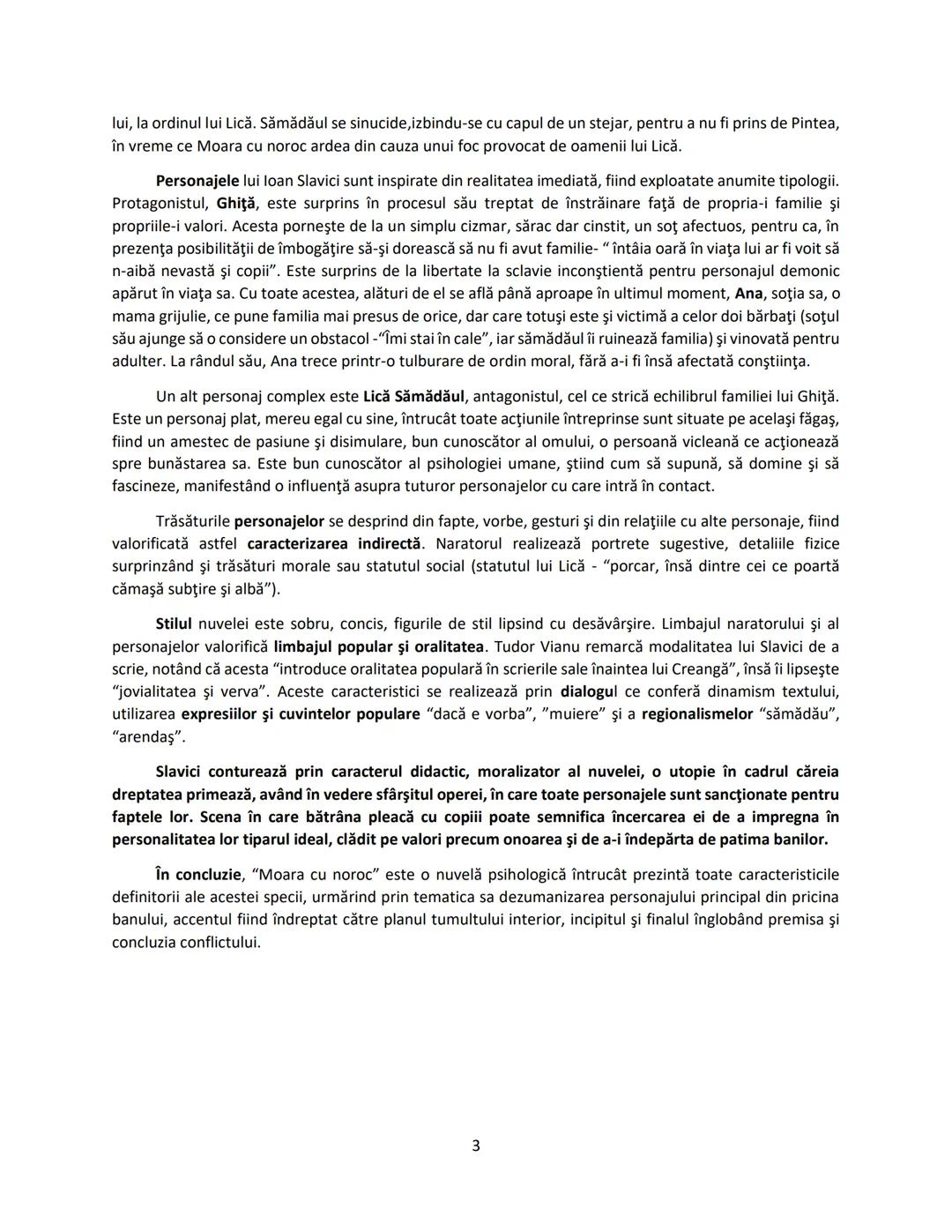 # Tema şi viziunea despre lume/Particularităţi de structură, compoziţie şi limbaj...în nuvela "Moara cu
noroc" de loan Slavici
Literatura r