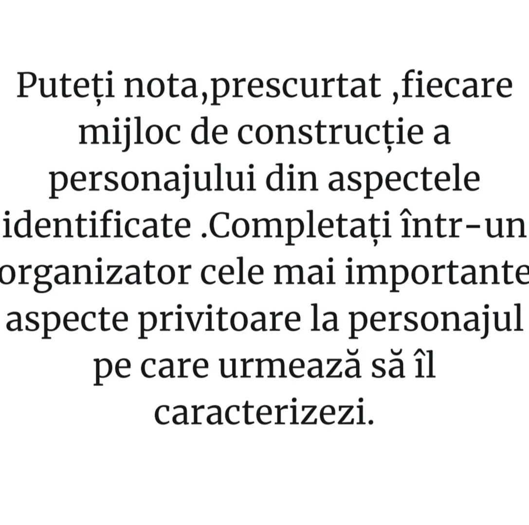 # Evaluarea Națională 2022
# Caracterizarea
unui personaj Pentru a realiza caracterizarea unui
personaj, recitiți textul cu atenție și nota