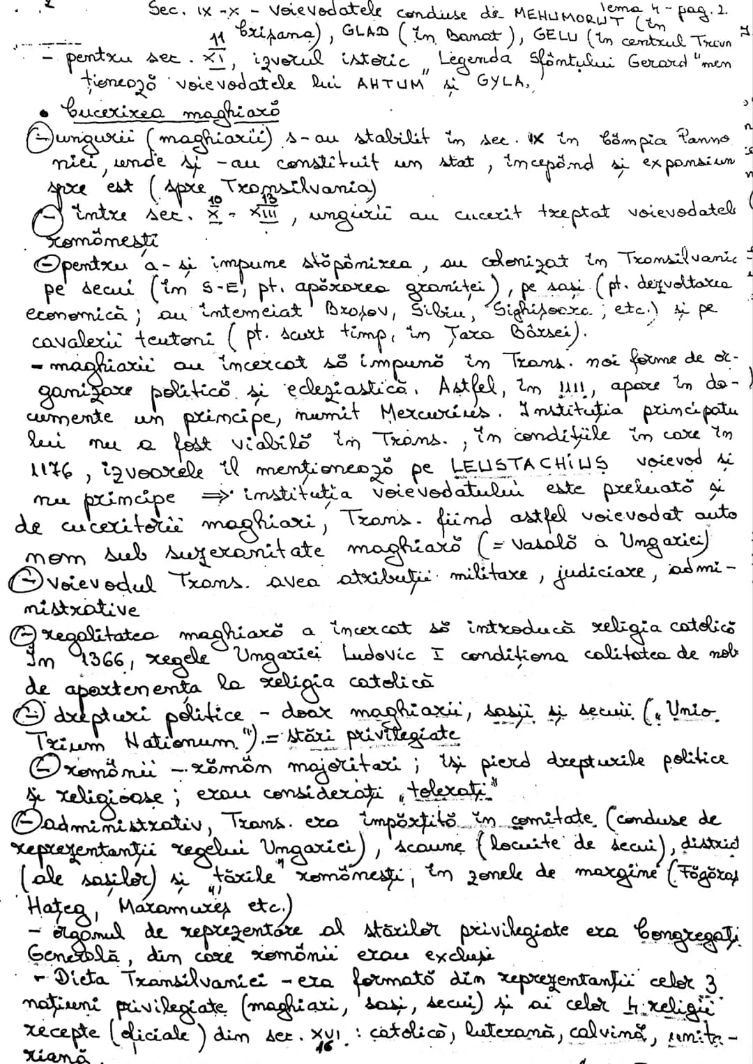 TEMA 4 BAC-Autonomii locale si institutii 1r..
Centrale in spatiul romanesc (sec. IX-X)
913
1. Contextul care favorizează formarea statelor