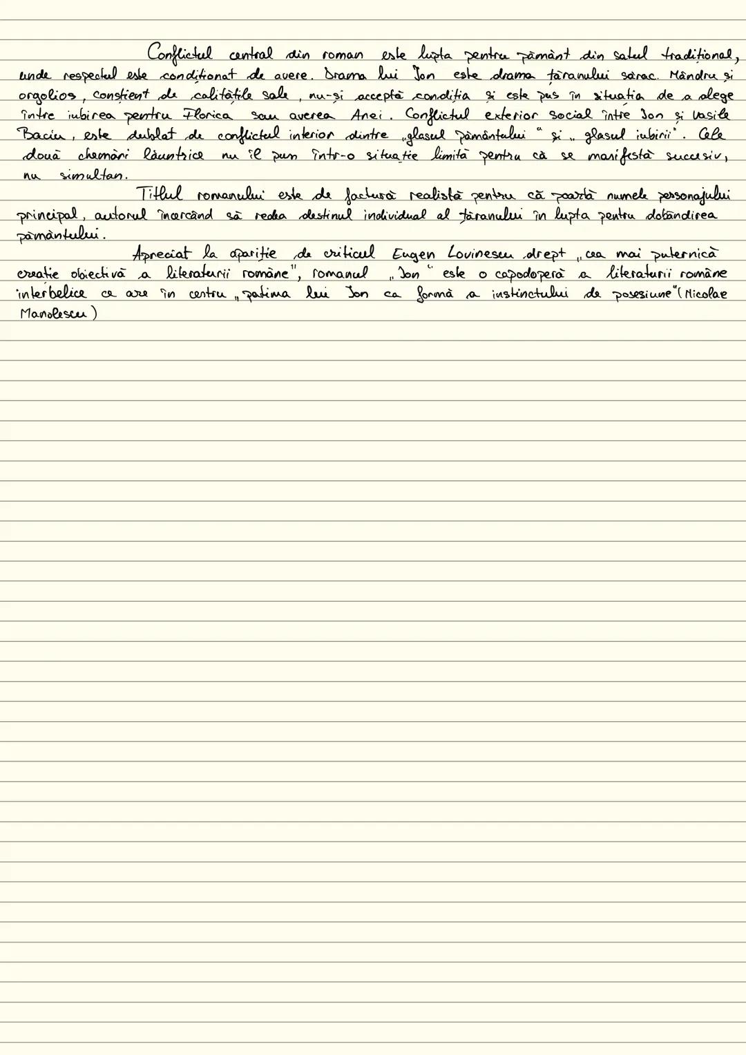 # ION
de Liviu Rebreanu
Romanul, Son de Liviu Rebreanu a fost publicat în 1920 şi este un roman
realist de tip obiectiv cu tematică ruralà