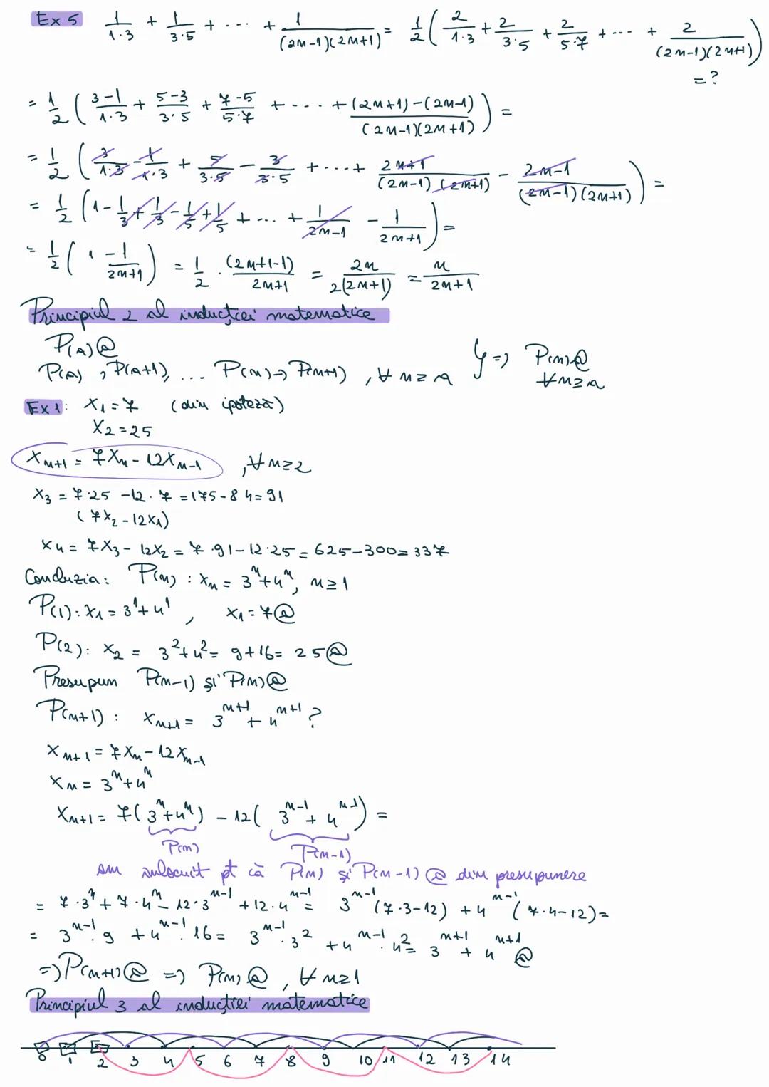 # INDUCȚIA MATEMATICĂ
general deductie particular
inductie
Ex 1 $E(x) = x^2 + x + 41$, $x ∈ \mathbb{N}$
$E(x)$ este un nr. prim, $∀ x ∈