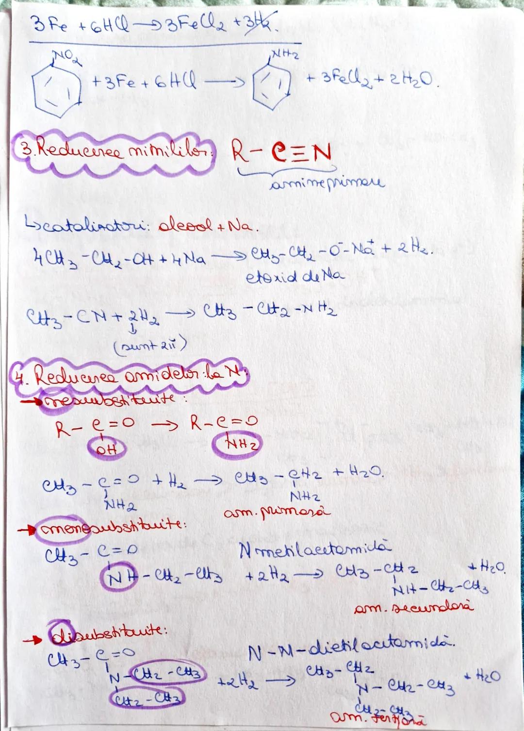 # Aminele
N: 5e 1s²2s²2p³
L-au caracter Bazic
(primeste din acid 1p+)
$H^+ - N^+ - H$
$H$
Legătură coordinativă
(covalentă)
Critice Subs