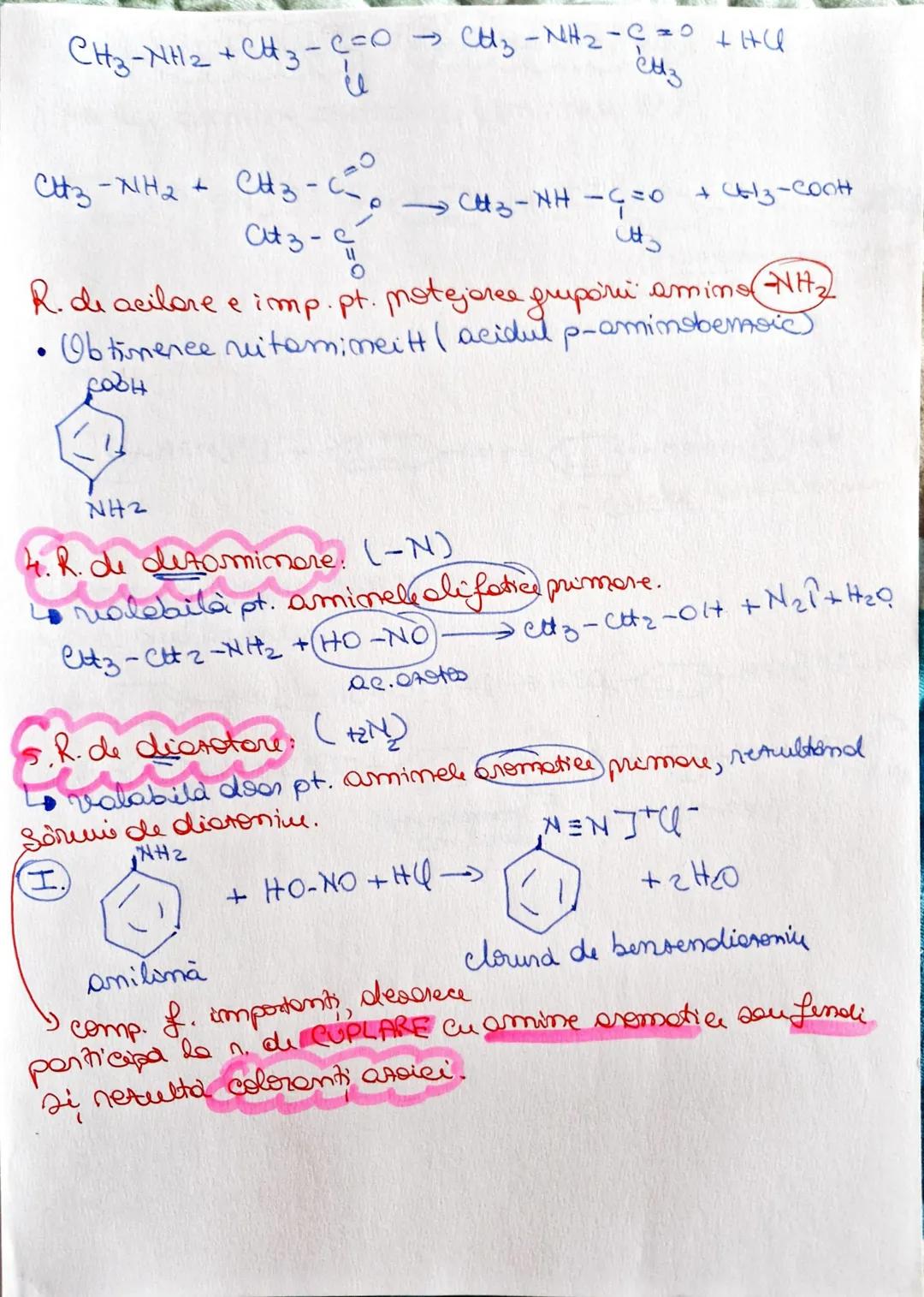 # Aminele
N: 5e 1s²2s²2p³
L-au caracter Bazic
(primeste din acid 1p+)
$H^+ - N^+ - H$
$H$
Legătură coordinativă
(covalentă)
Critice Subs