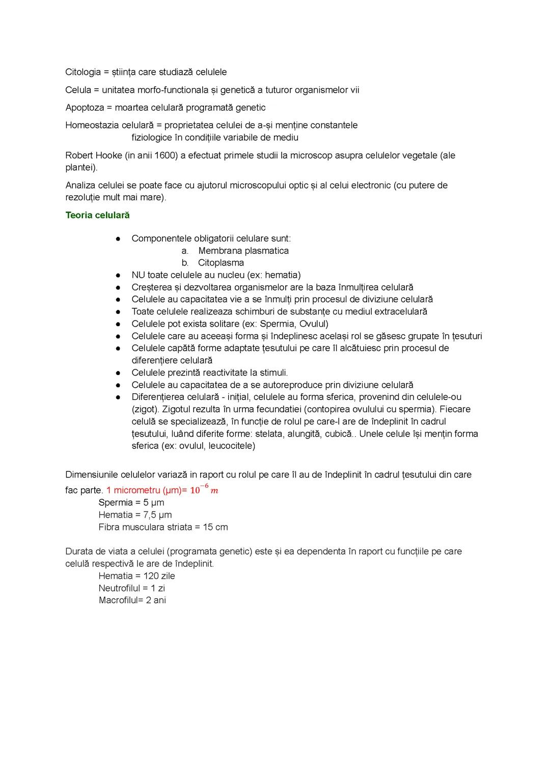 Capitolul I - clasa a IX-a