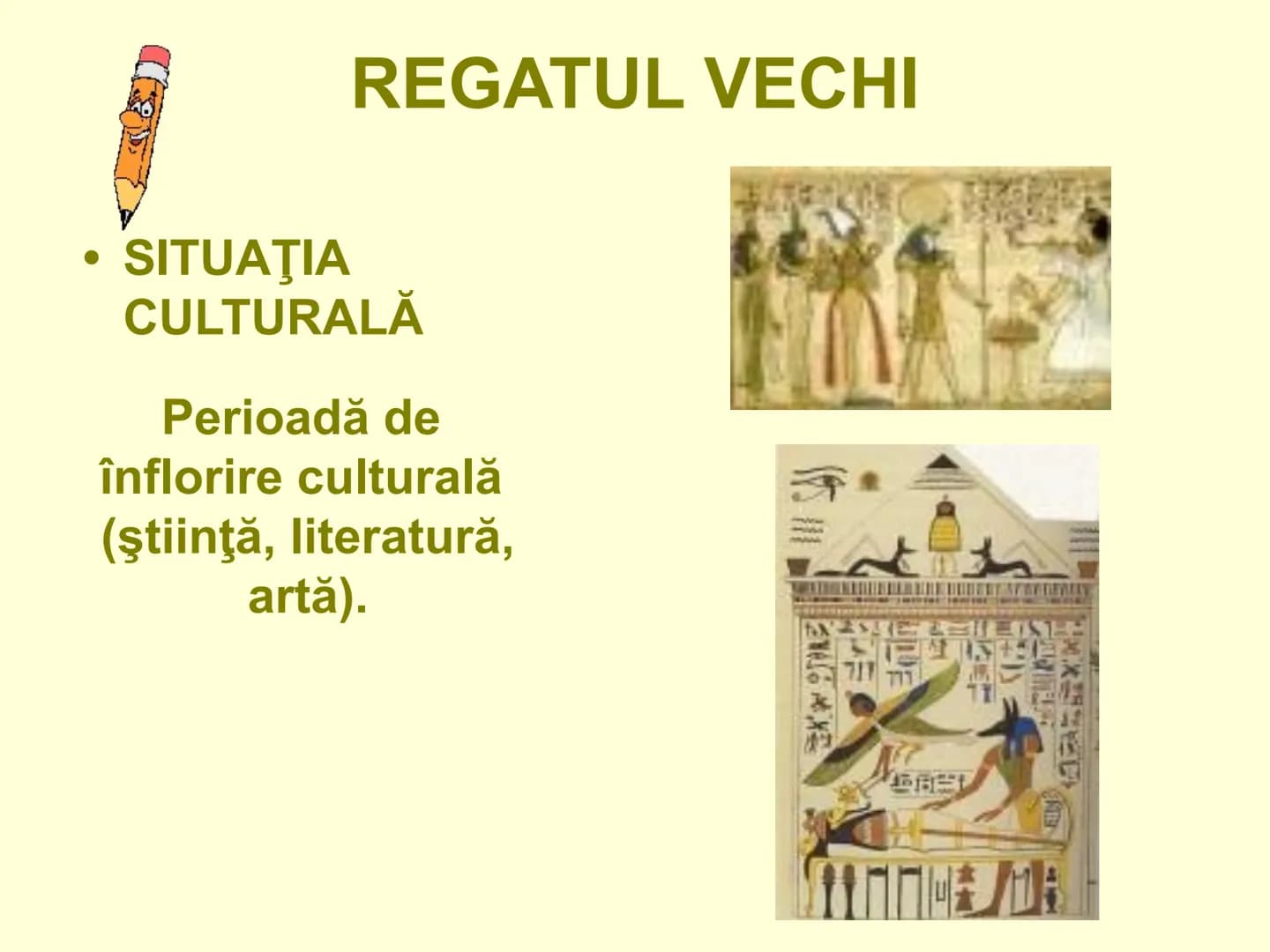 # MONARHIA EGIPTEANĂ UNIFICAREA STATULUI
EGIPTEAN
În cursul
mileniului IV î.Hr.,
s-au constituit
cele două regate
egiptene:
• Egiptul de Sus