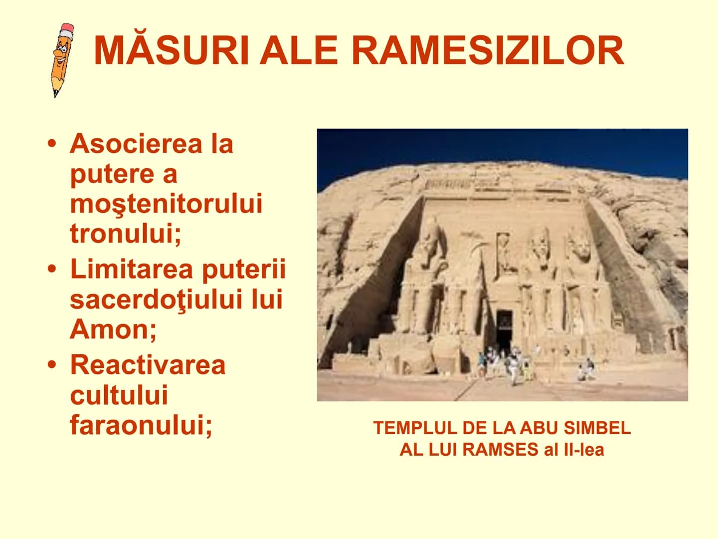 # MONARHIA EGIPTEANĂ UNIFICAREA STATULUI
EGIPTEAN
În cursul
mileniului IV î.Hr.,
s-au constituit
cele două regate
egiptene:
• Egiptul de Sus