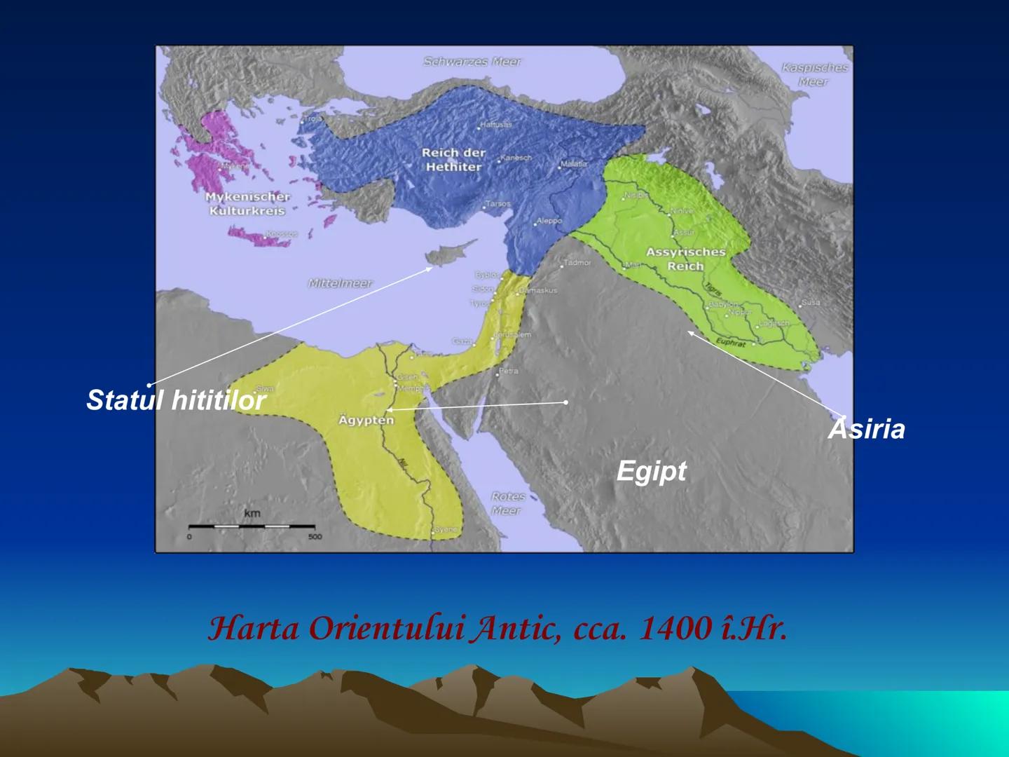 # POPOARE ÎN ANTICHITATE # Orientul Antic Schwarzes Meer
ftusias
Reich der Kanesch
Hethiter
Ma
Mykenischer
Kulturkreis
arsos
Neppa
Byblos
M