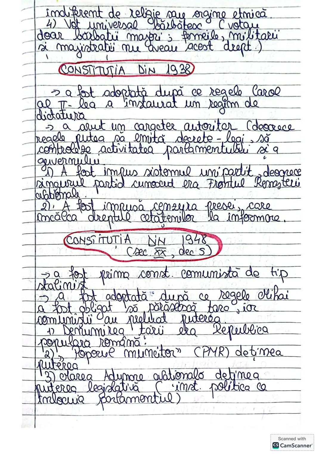 const.
# Constituția
## României
Def: Constituția este legea fundamentală
a unui stat, 'deoarece stabilește sistemul
de guvernare si regimul