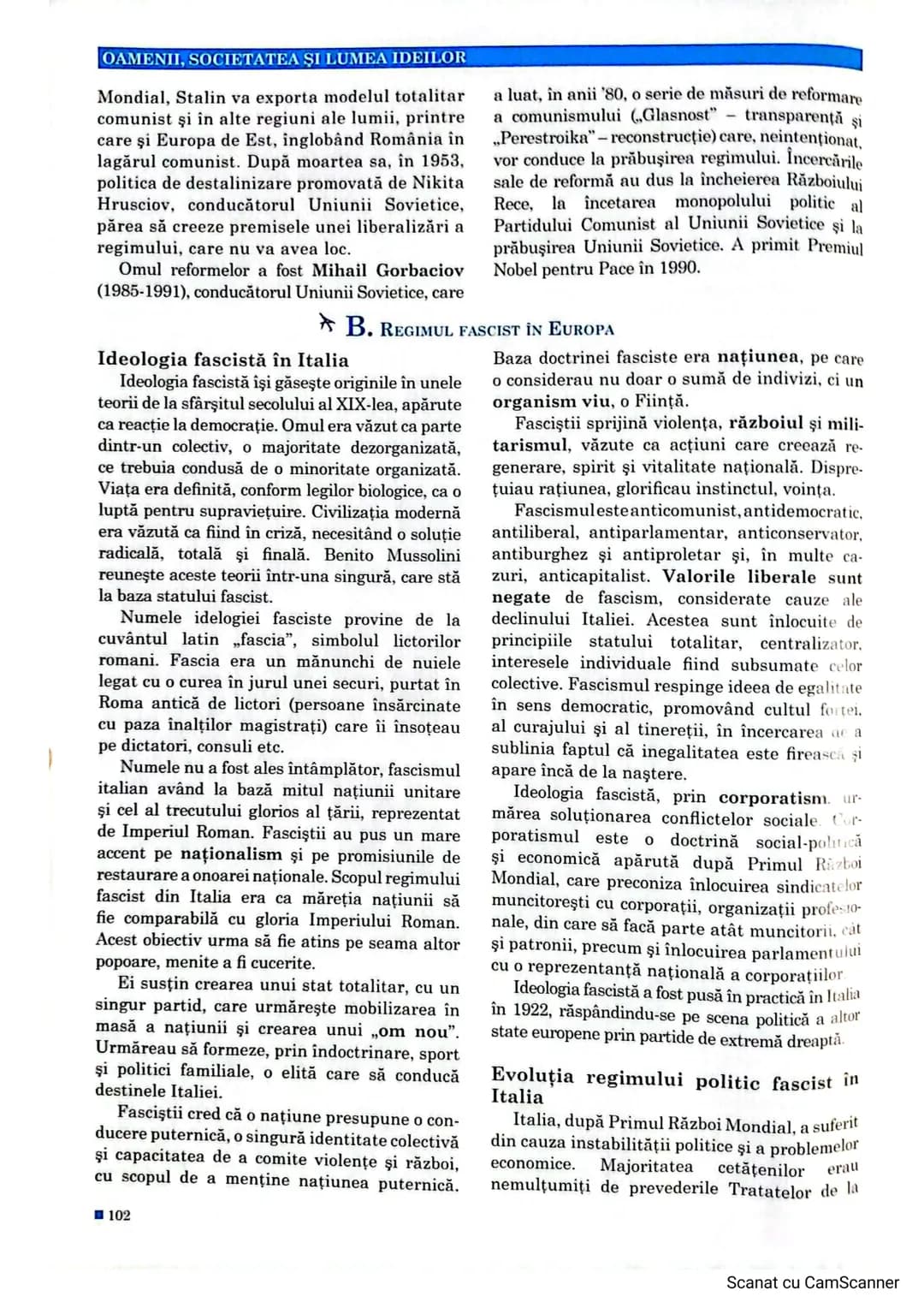 # Tema
6
"Seminţele regimurilor
totalitare sunt hrănite
de mizerie şi de
lipsuri. Ele cresc şi
se înmulţesc în solul
arid al sărăciei şi a