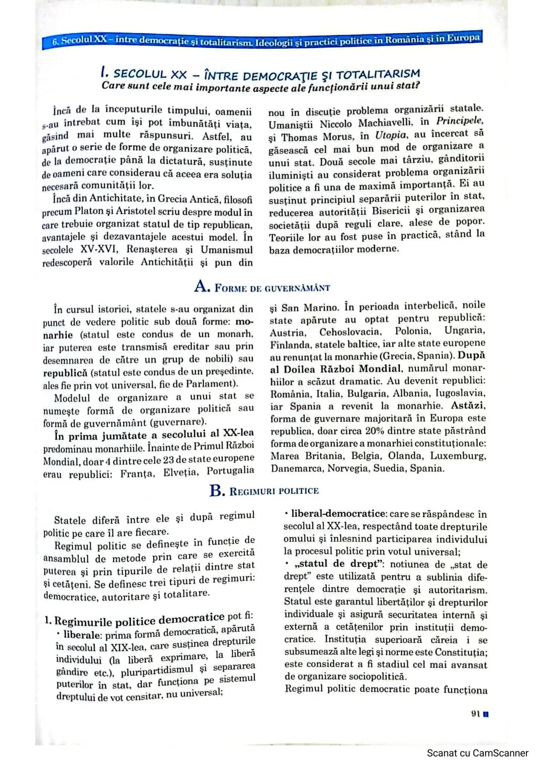 # Tema
6
"Seminţele regimurilor
totalitare sunt hrănite
de mizerie şi de
lipsuri. Ele cresc şi
se înmulţesc în solul
arid al sărăciei şi a