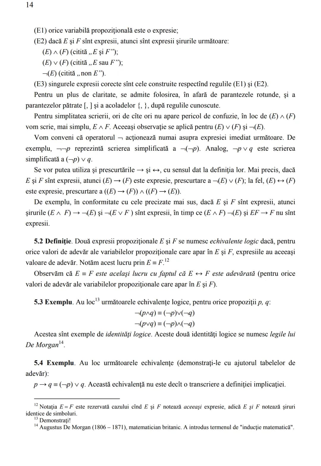 Aurelian Claudiu VOLF
Logică şi teoria mulţimilor
Universitatea „Al. I Cuza” Iaşi
2020
Unele părţi ale versiunilor preliminare ale acest