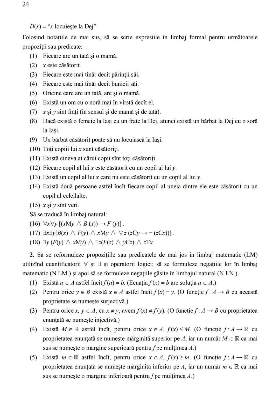 Aurelian Claudiu VOLF
Logică şi teoria mulţimilor
Universitatea „Al. I Cuza” Iaşi
2020
Unele părţi ale versiunilor preliminare ale acest