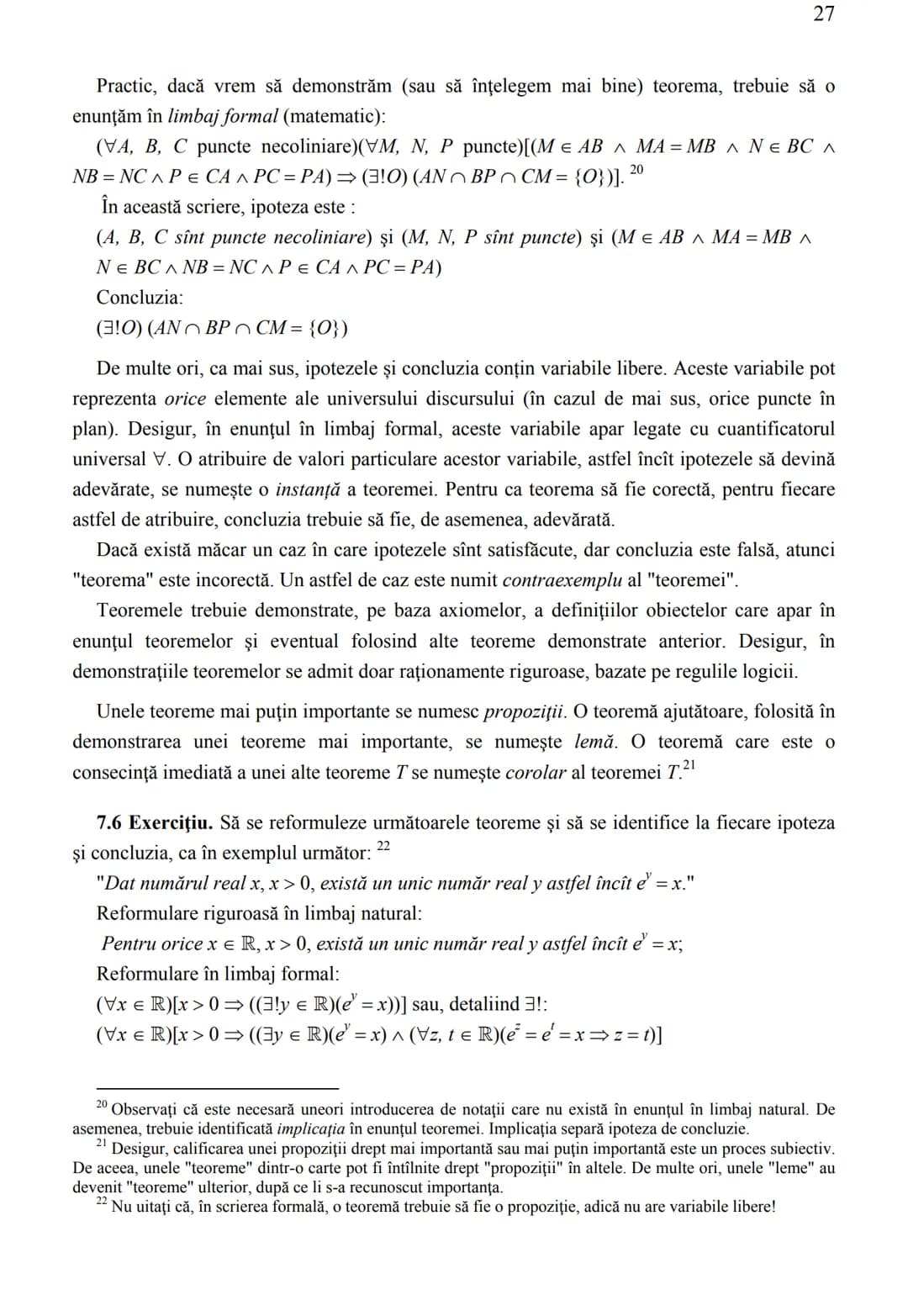 Aurelian Claudiu VOLF
Logică şi teoria mulţimilor
Universitatea „Al. I Cuza” Iaşi
2020
Unele părţi ale versiunilor preliminare ale acest