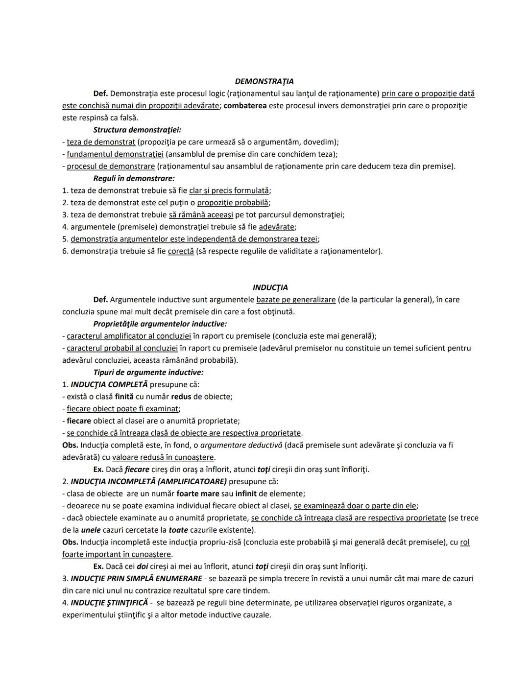 ARGUMENTAREA
Def. Argumentarea este procesul prin care aducem probe sau dovezi în sprijinul unei afirmaţii.
În funcţie de natura dovezilor,