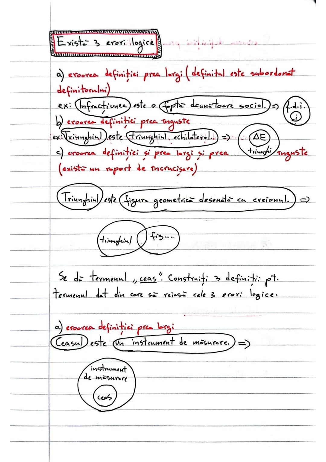 # Definirea şi clasificarea.
# Definirea, operatie logică cu termeni
Definitie: este operația logică de construire și clarificare
a intens