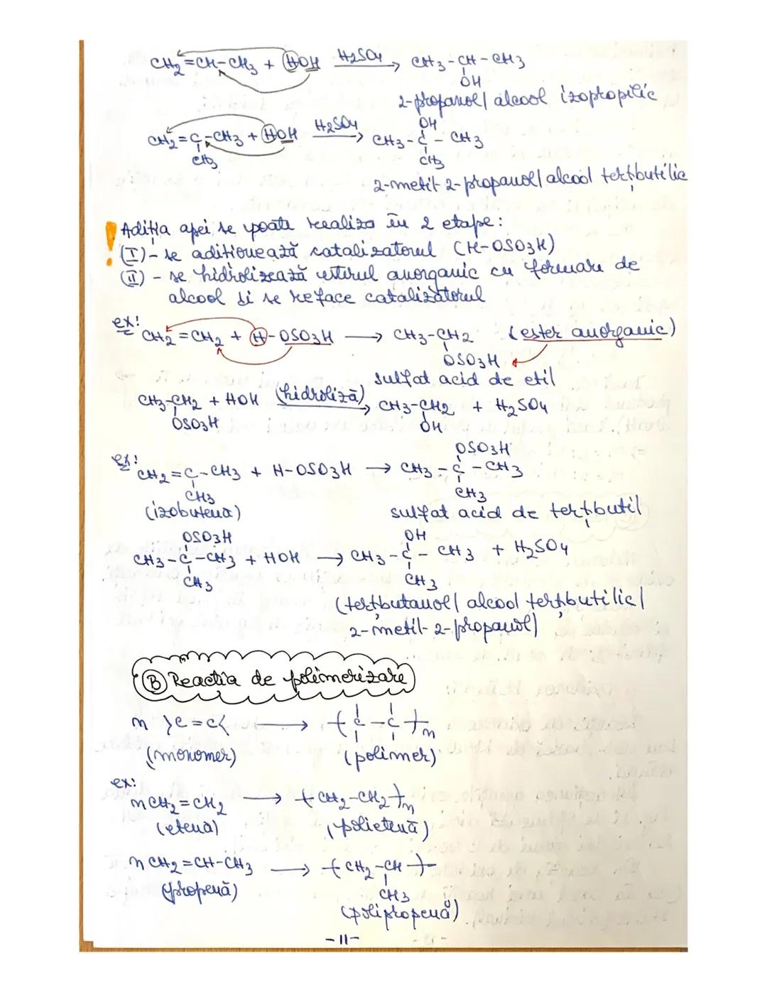 # Leg. dublă este formată dintr-o leg. σ şi o leg. π. Atomul de C implicat într-o dublă leg. formează 3 leg. σ coplanare cu închizuri de 120