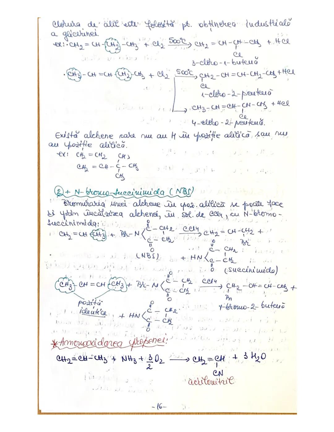 # Leg. dublă este formată dintr-o leg. σ şi o leg. π. Atomul de C implicat într-o dublă leg. formează 3 leg. σ coplanare cu închizuri de 120