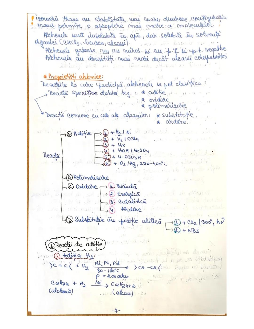 # Leg. dublă este formată dintr-o leg. σ şi o leg. π. Atomul de C implicat într-o dublă leg. formează 3 leg. σ coplanare cu închizuri de 120