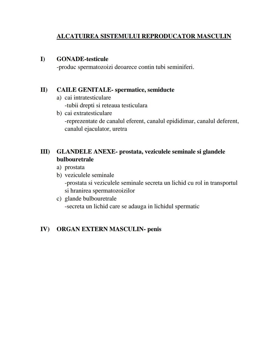 --- OCR Start ---
SISTEMUL REPRODUCATOR
Reproducerea este functia care asigura perpetuarea speciei (iau nastere urmasii).
ALCATUIREA SISTEMU