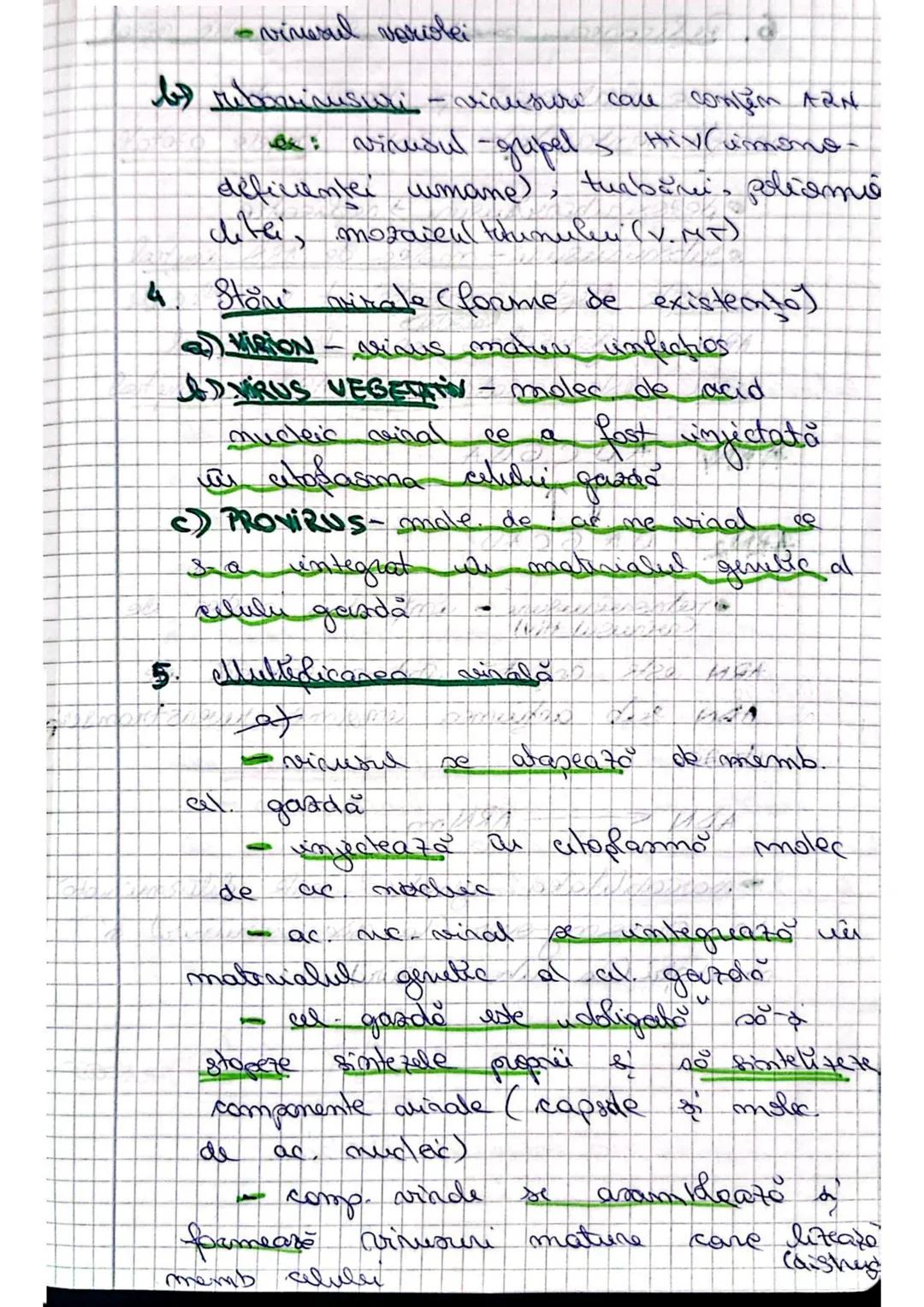 Organizarea omateaiatului
genetic la VIRUSURI
1- Caracteristici visusuni
-sunt entităţi / particule impetioase
- au structură acelulară
- s