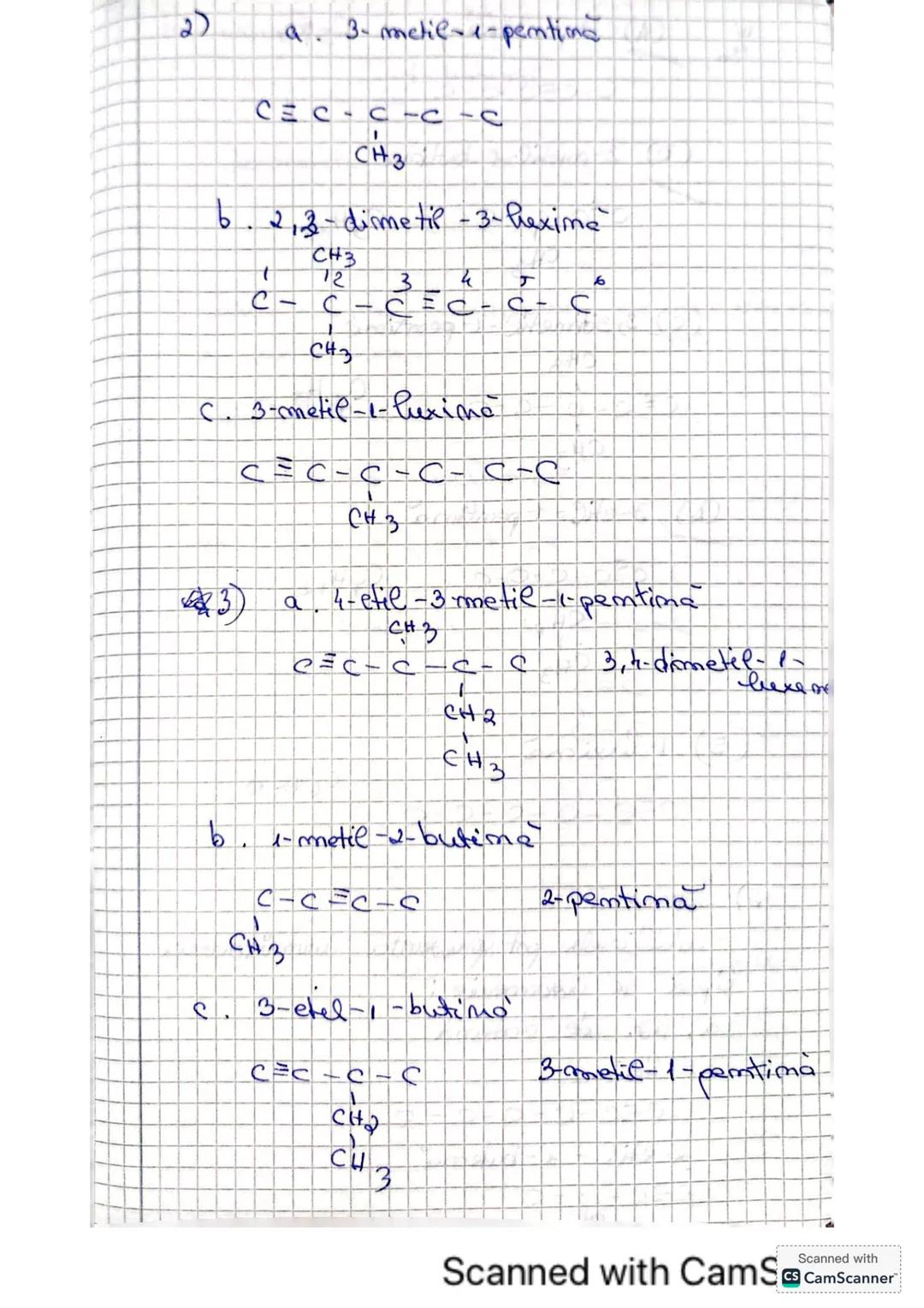 Alchime
5.01.2022
1) Def: - sunt ludrocarburi acidia nepatunate
ce conţin îm fmoleculă a legăture
tripla (C=c)
2) Formula generală
Cm Ham-2