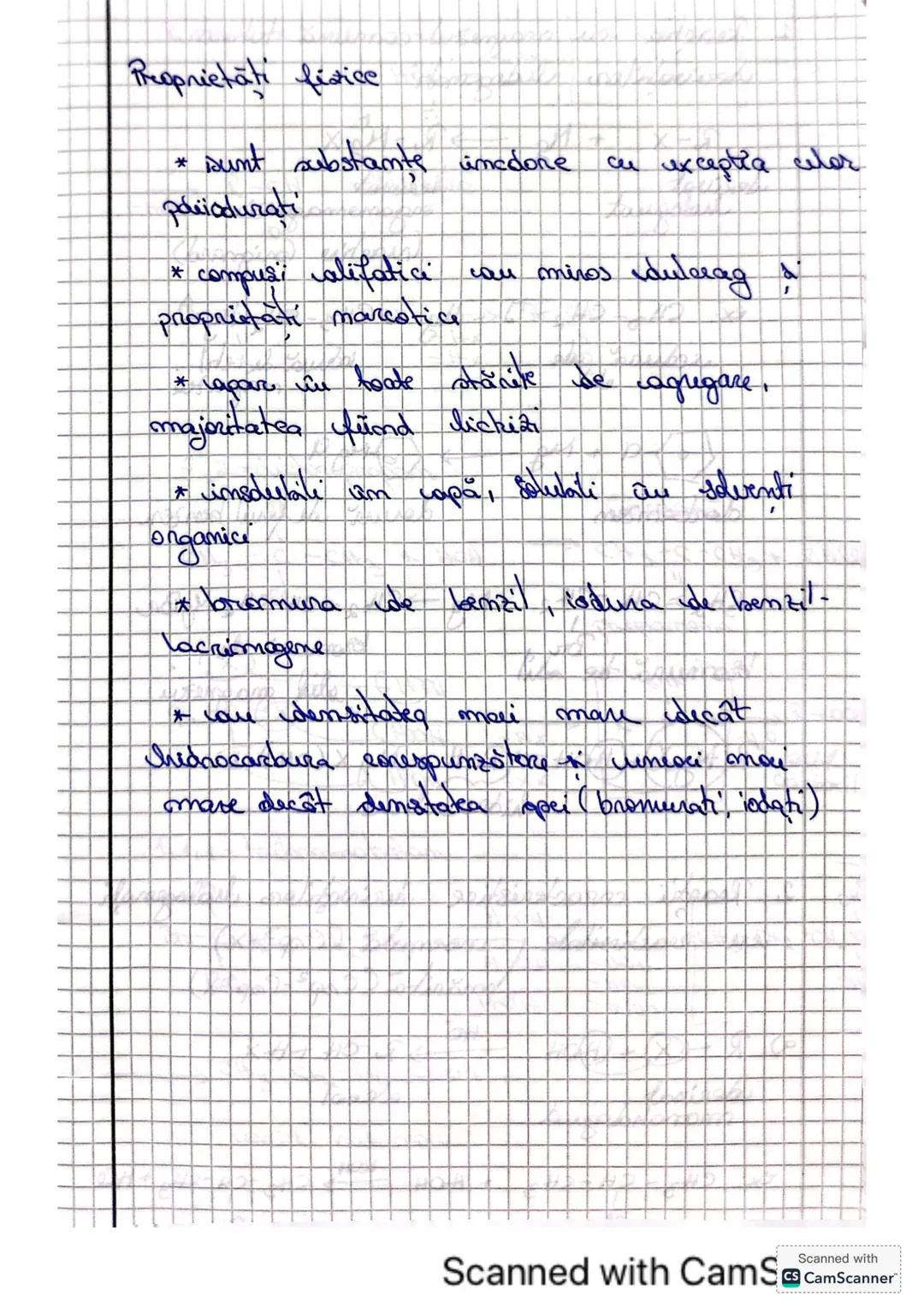 --- OCR Start ---
Proprietati fizice
* sunt substante undone cu exceptia clar
pariadurati
* compuşi alifatici sau miros edulerag!
proprietat