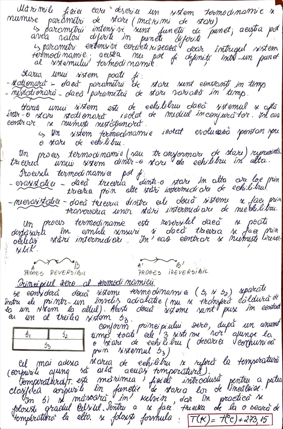 # ELEMENTE DE TERMODINAMICă
Notiuni termodinamier de lord
1) masa modiculara masa unei molicule
<mo> = Rg
sole Pentru că mosle molicular