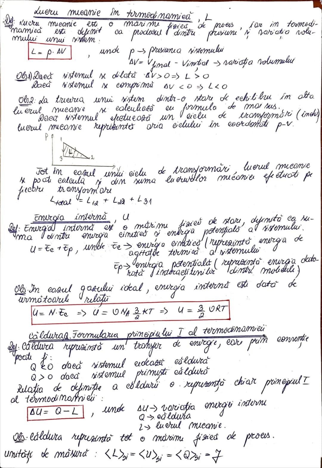 # ELEMENTE DE TERMODINAMICă
Notiuni termodinamier de lord
1) masa modiculara masa unei molicule
<mo> = Rg
sole Pentru că mosle molicular