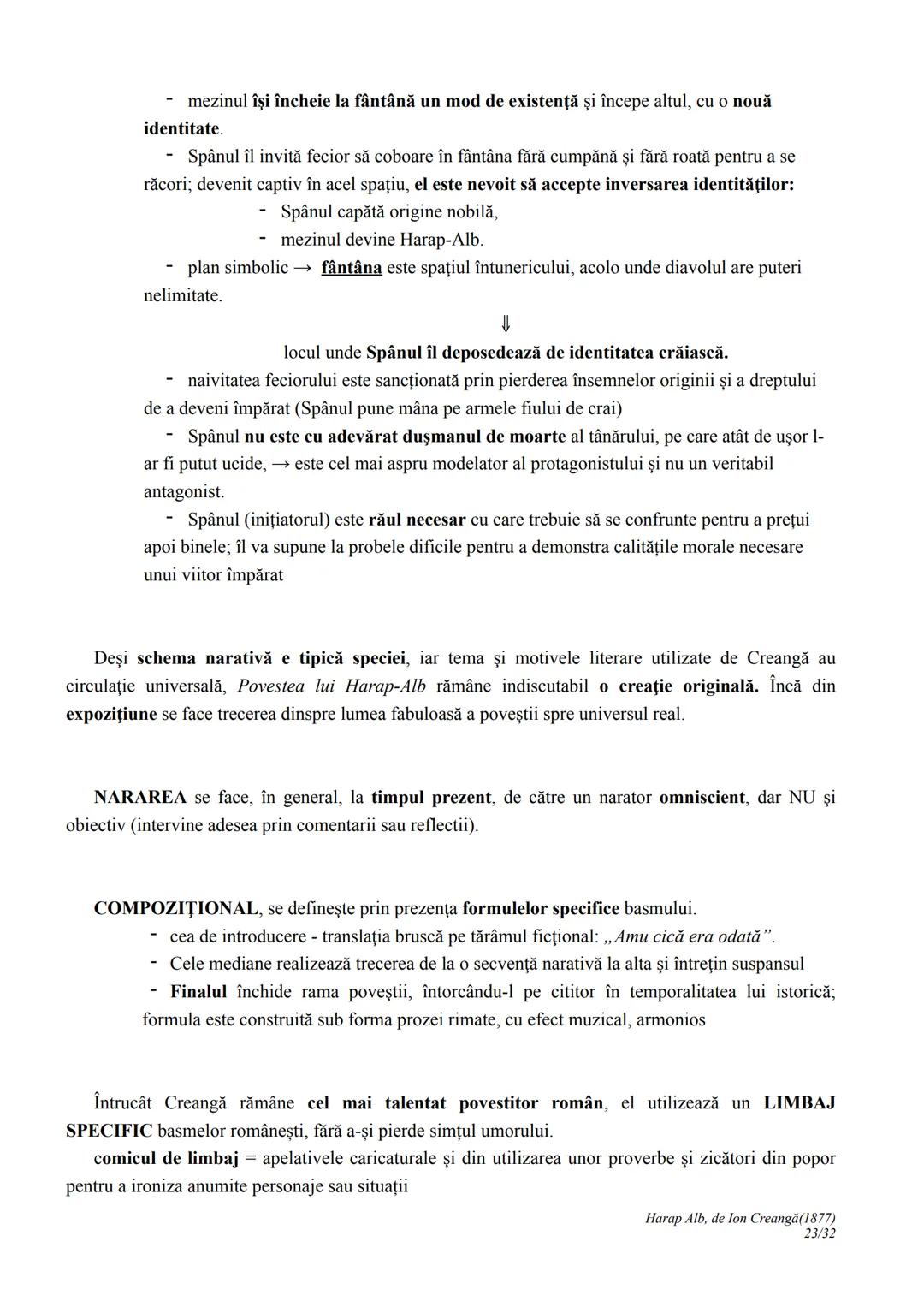 --- OCR Start ---
Harap Alb
Ion Creangă
1877
I. CONTEXTUALIZARE ȘI ÎNCADRARE
Povestea lui Harap-Alb apare în 1877, în revista Convorbiri lit