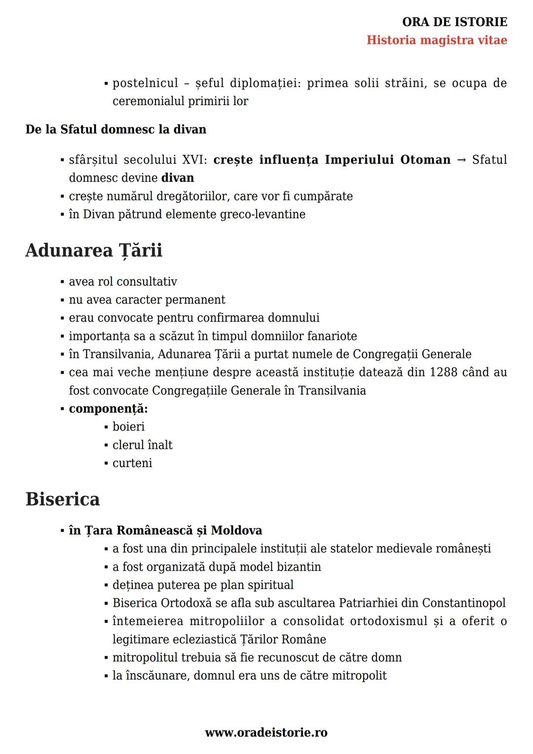 --- OCR Start ---
Autonomii locale și
centrale în spaţiul românesc
(secolele IX-XVIII)
Schiţa lecției
1. Autonomii locale
2. Constituirea st
