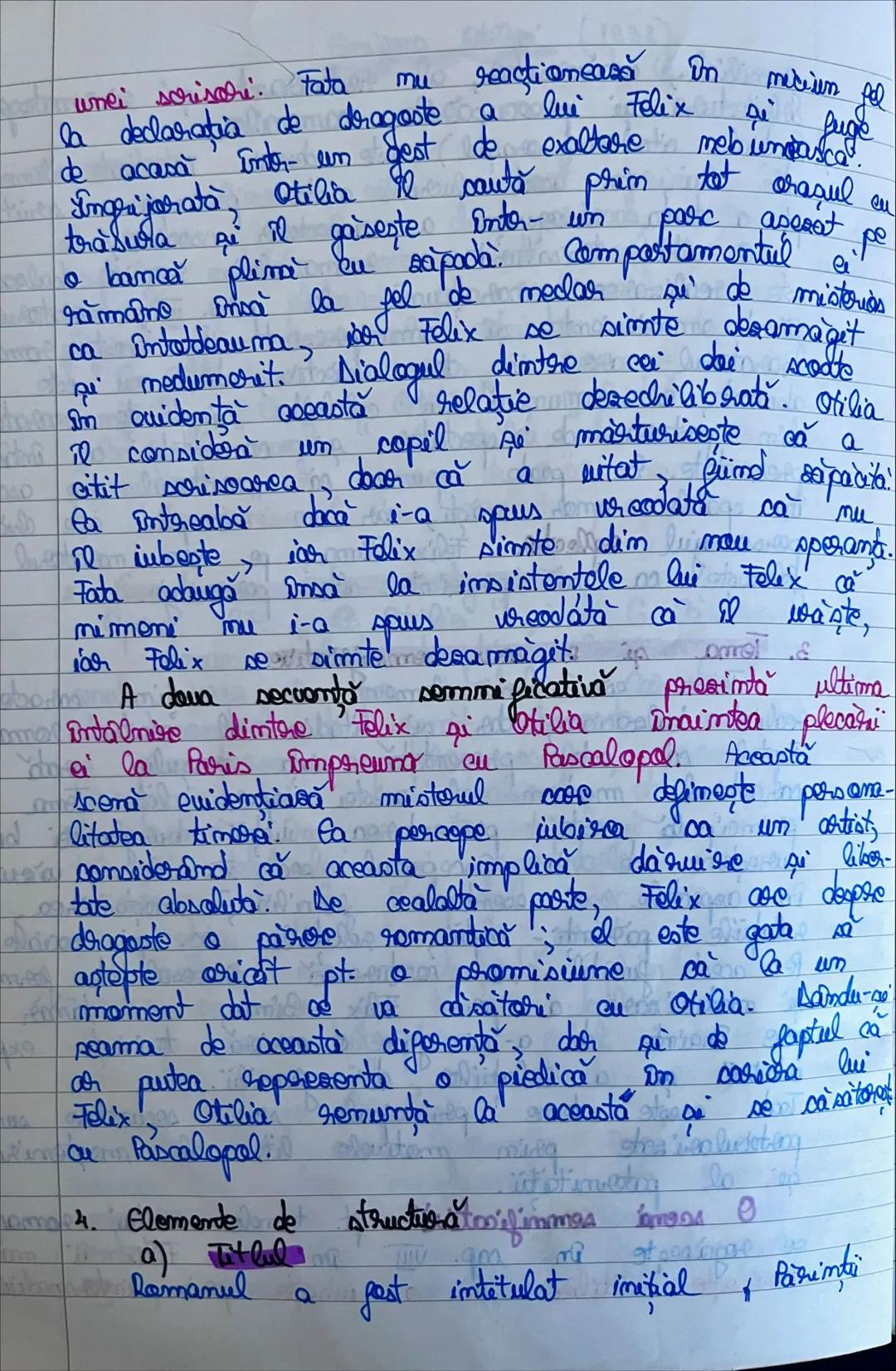 Emigma Otilien (1938)
de G. Calimescu
1. Context
6. Călinescu este considerat primul teoretician
al roman. românesc dim perioada interbeli
