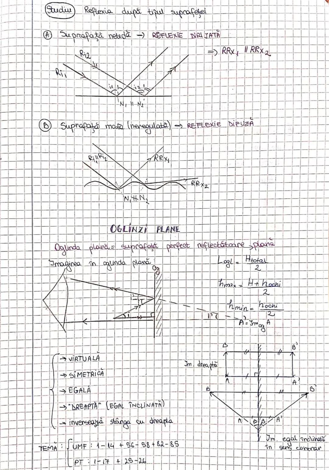 # OPTICĂ GEOMETRICA
OPTICA GEOMETRICĂ - studiază mersul razelor de lumină si
formarea imaginilor
Brincipiile O.G
@Principiul propagării r