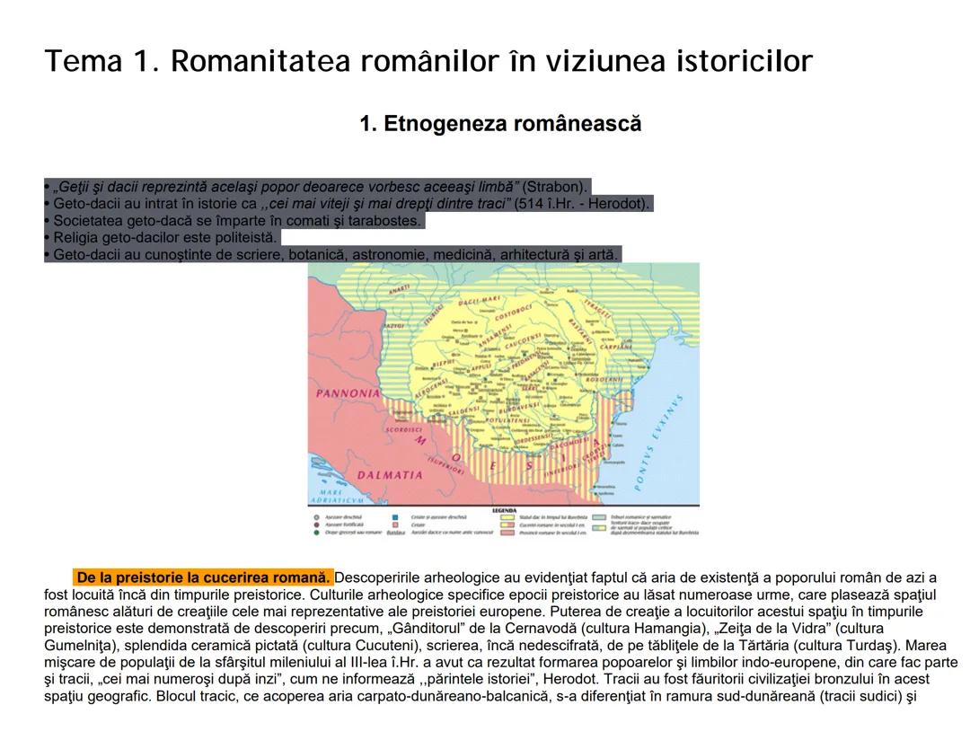 Romanitatea românilor în viziunea istoricilor