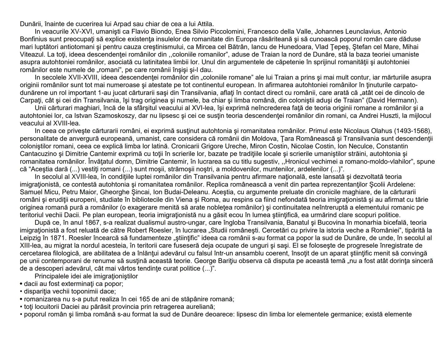 ## Tema 1. Romanitatea românilor în viziunea istoricilor
### 1. Etnogeneza românească
* „Geţii şi dacii reprezintă acelaşi popor deoarec